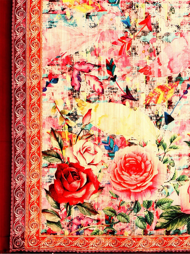 White Satin Silk Lehenga Choli Set With Dupatta