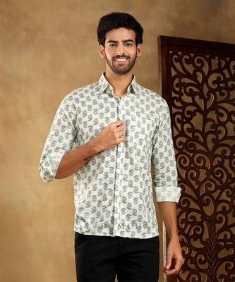 Parkshit cotton hand block shirt 1