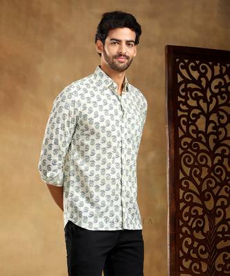 Parkshit cotton hand block shirt 2