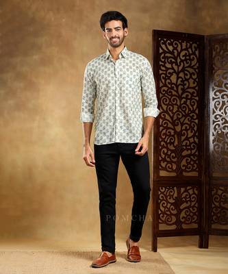 Parkshit cotton hand block shirt 5