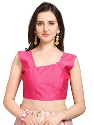 Light Pink Semi-Stitched Lehenga Choli Set With Dupatta 4