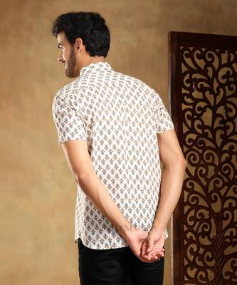 Chandan cotton hand block shirt 3