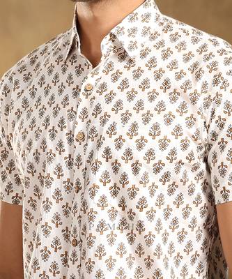 Chandan cotton hand block shirt 5