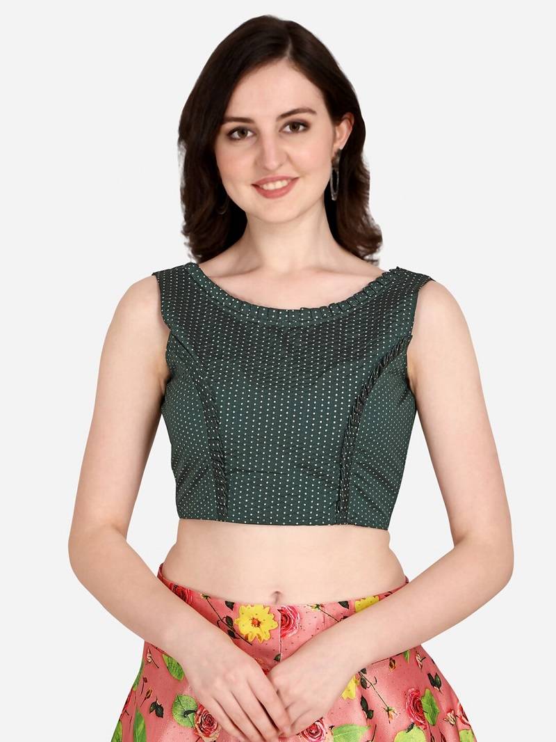 Peach Satin Silk Lehenga Choli Set With Dupatta