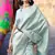 Sky Blue Art Silk Designer Border And Pallu With Blouuse And Saree For Women