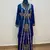 Navy Blue color Full Sleeves Handmade Moroccan Kaftan