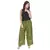 Mehendi Green Jaipuri Gold Print Cotton Palazzo