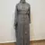 Grey color Full Sleeves Handmade Moroccan Kaftan