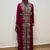 Maroon color Full Sleeves Handmade Moroccan Kaftan