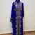 Royal Blue color Full Sleeves Handmade Moroccan Kaftan