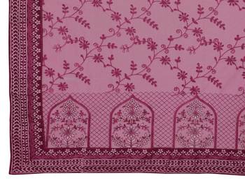Soft Net Embroidery Saree & Soft Net Blouse 5