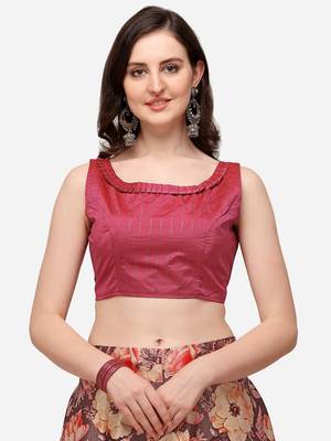 Brown Semi-Stitched Lehenga Choli Set With Dupatta 4