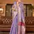 Purple Cotton Blend Beautiful Weaving Border Saree With Blouse