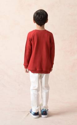 Raglan neck pullover full sleeves t-shirt 2