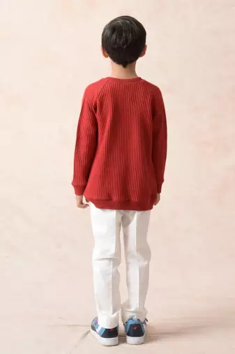 Raglan neck pullover full sleeves t-shirt