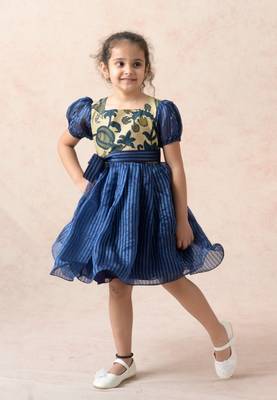 Shades of blue frock 1