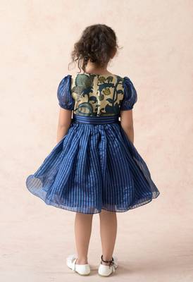 Shades of blue frock 2