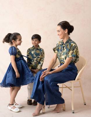 Shades of blue frock 4