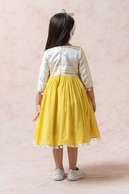 Flared silk frock 2