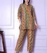 Rayon digital print co-ord set
