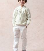 Chanderi silk bomber jacket