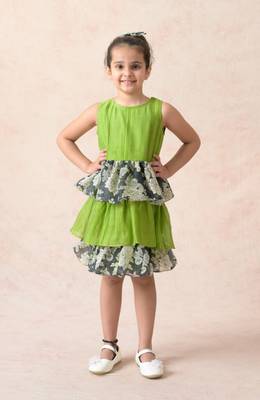 Tiered frock with ruffles 1