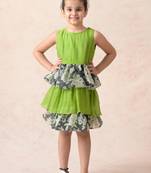 Tiered frock with ruffles