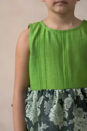 Tiered frock with ruffles