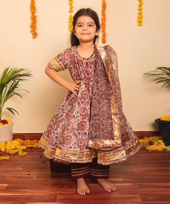 Bachpan gulbagh organza anarkali set 1