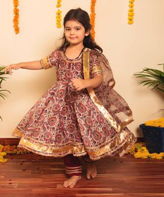 Bachpan gulbagh organza anarkali set 3