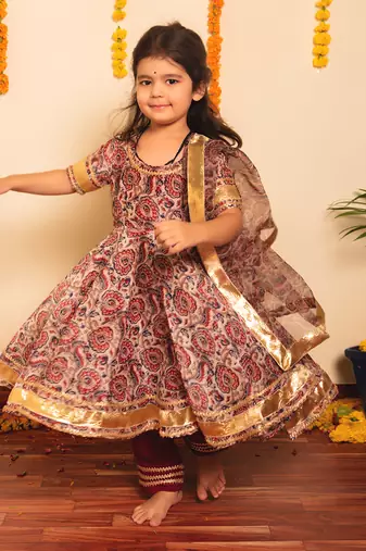 Bachpan gulbagh organza anarkali set