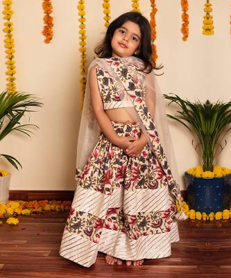 Bachpan garden rose lehenga set 4