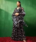 Adaa Pink Lotus Organza Lehenga Set