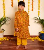 Bachpan darpan hand block kurta pant set