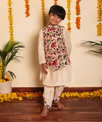Bachpan garden rose kurta dhoti set 3