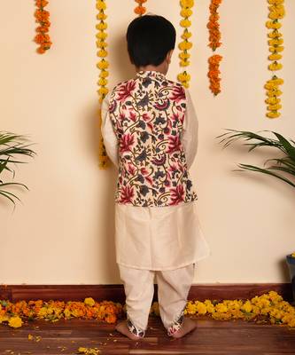 Bachpan garden rose kurta dhoti set 4