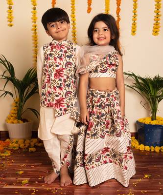 Bachpan garden rose kurta dhoti set 5