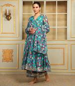 Saadgi phulwari anarkali set