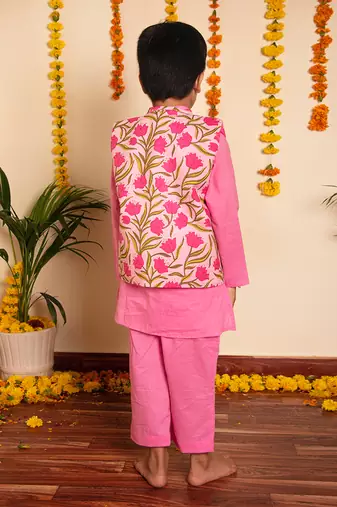 Bachpan gulbhar kurta jacket set