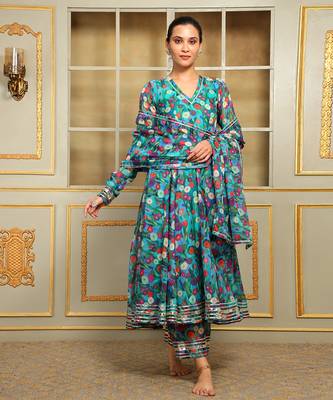 Saadgi phulwari anarkali set 2