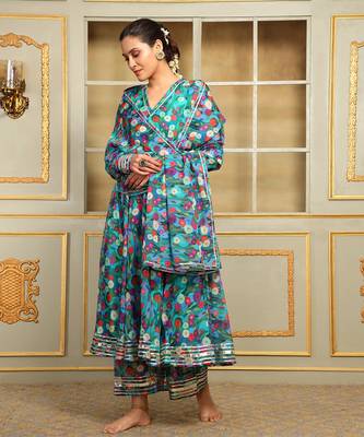 Saadgi phulwari anarkali set 3
