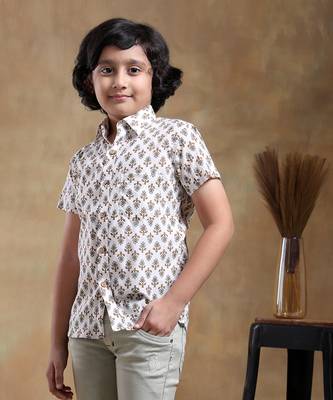 Bachpan chandan cotton hand block shirt 2