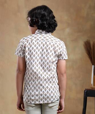 Bachpan chandan cotton hand block shirt 3