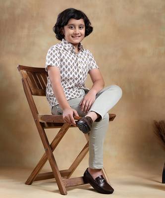 Bachpan chandan cotton hand block shirt 4