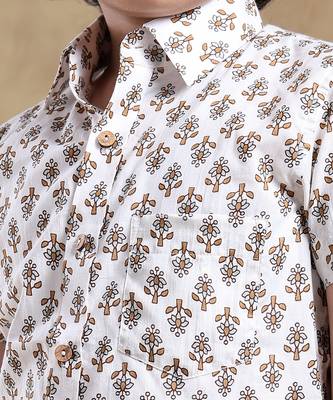 Bachpan chandan cotton hand block shirt 5