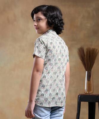 Bachpan sunhera cotton hand block shirt 4