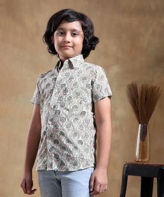 Bachpan sunhera cotton hand block shirt 1