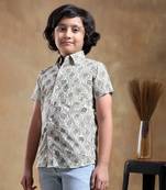 Bachpan sunhera cotton hand block shirt