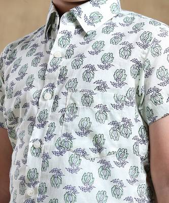 Bachpan parikshit hand block cotton shirt 5