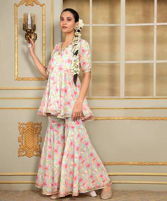 Saadgi gulistan sharara set 3